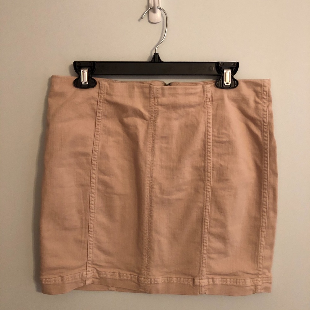 Free People Modern Femme Denim Mini Skirt